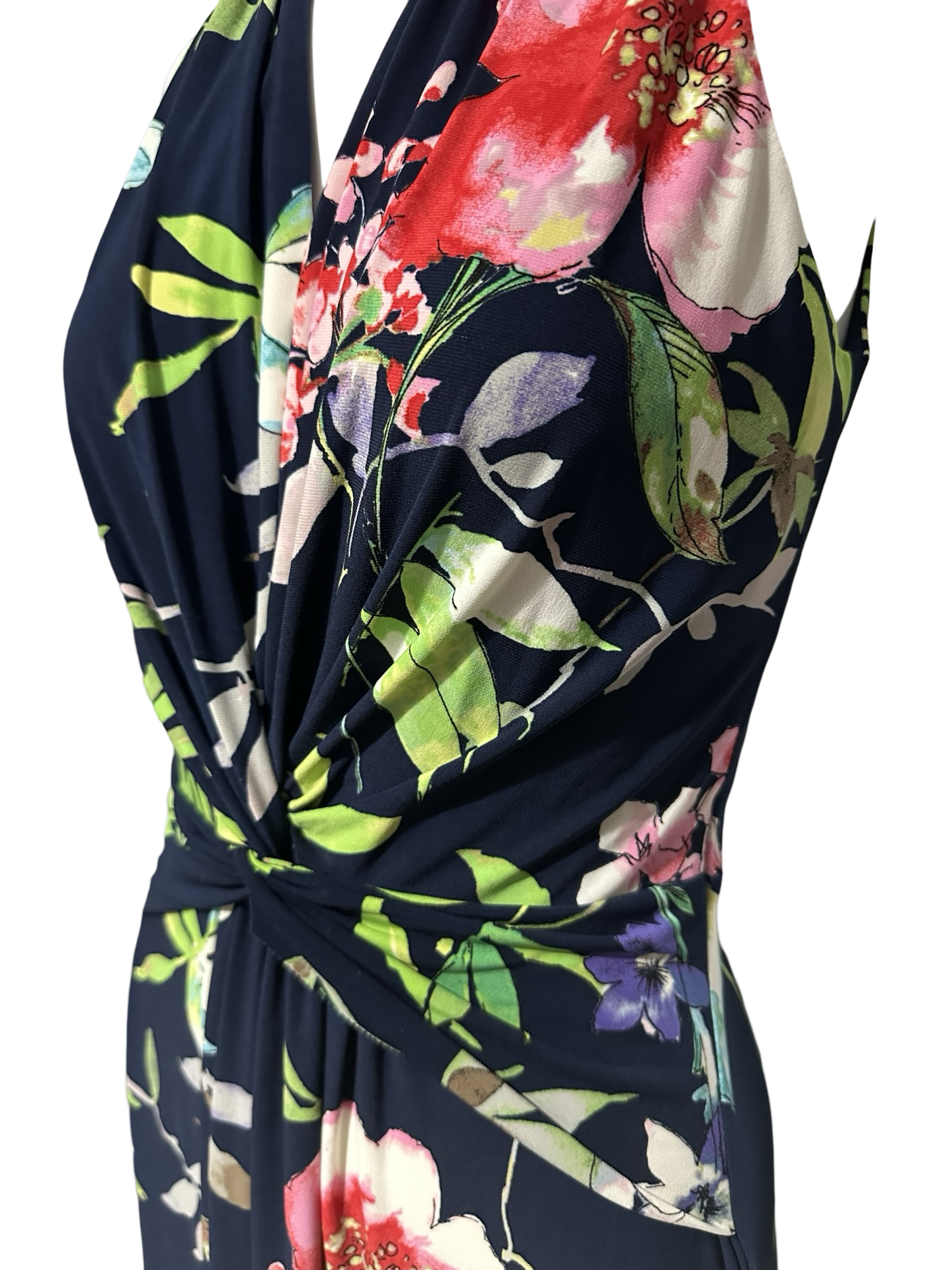 CHAPS FLORAL DRESS XS