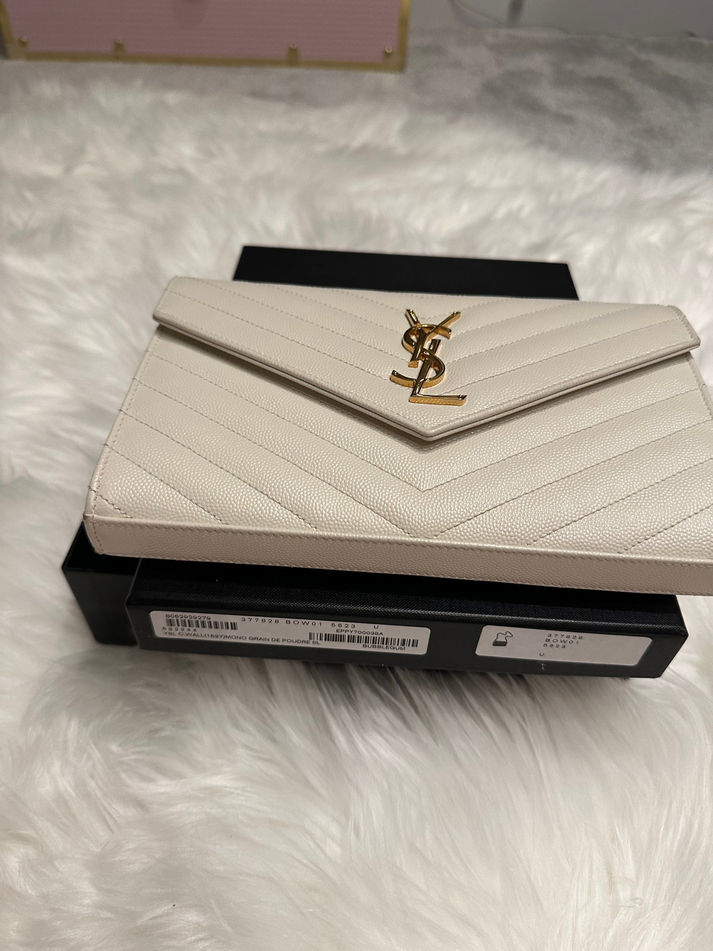 Saint Laurent Classic Cassandre Chain Wallet