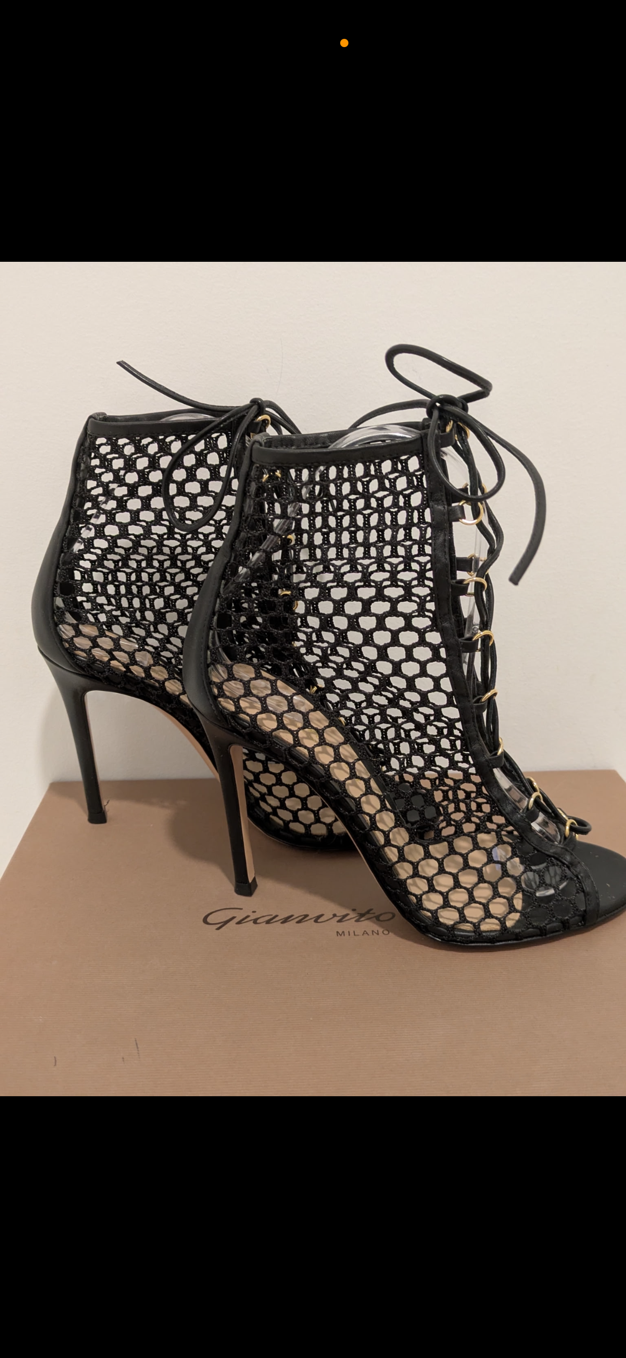 Gianvito Rossi Leather Gladiator Sandals 35.5