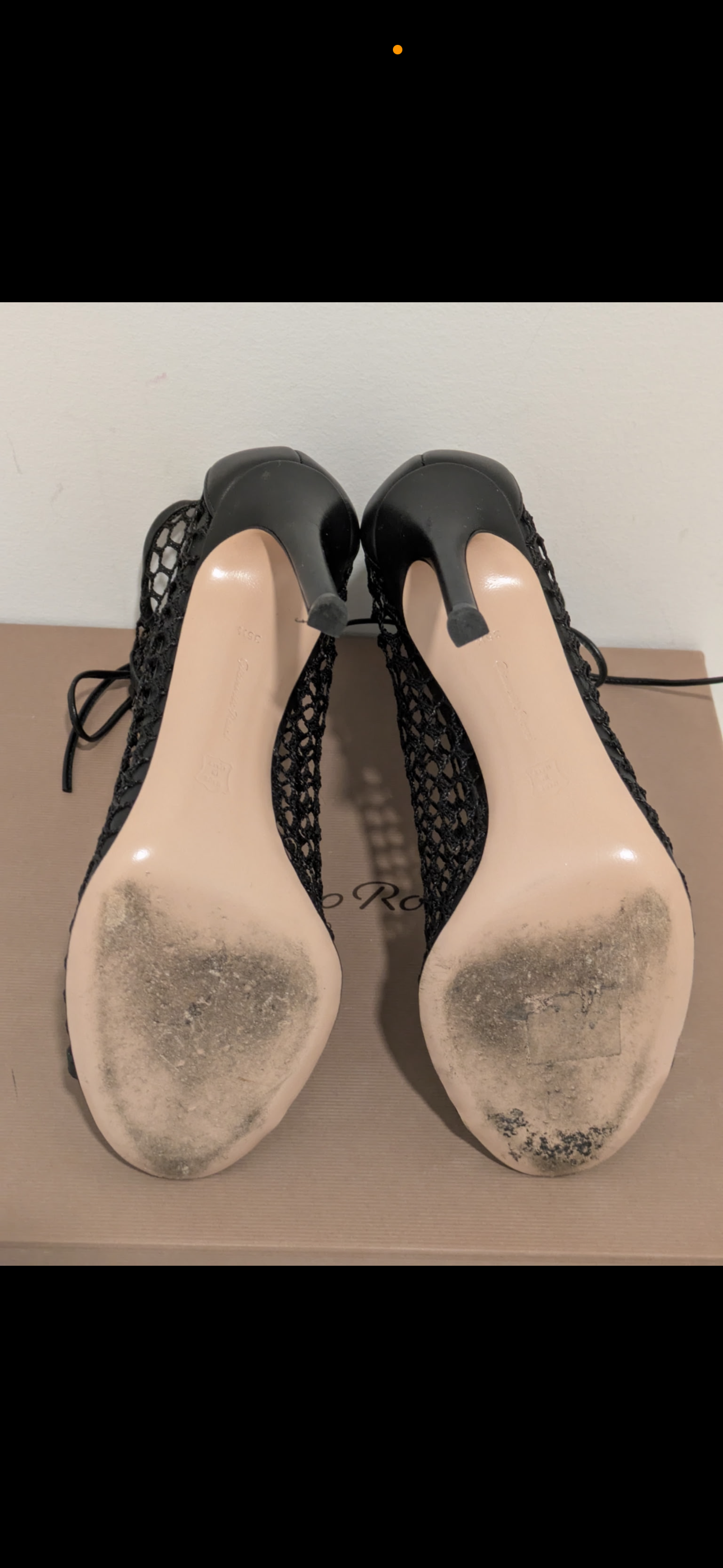 Gianvito Rossi Leather Gladiator Sandals 35.5
