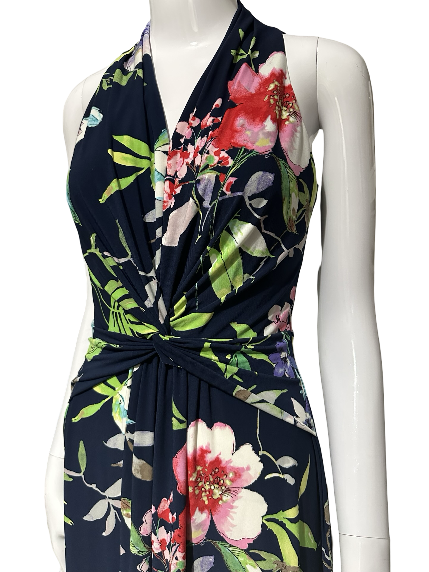 CHAPS FLORAL DRESS XS