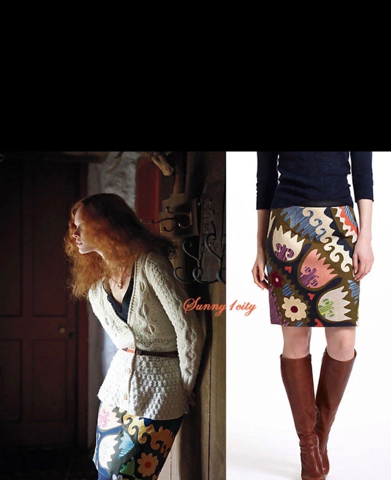 Anthropologie Vanessa Virginia Tulipa Embroidered Mini Skirt