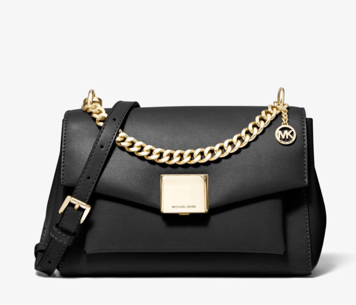 š¤ MICHAEL KORS | BLACK CHAIN CROSSBODY š¤