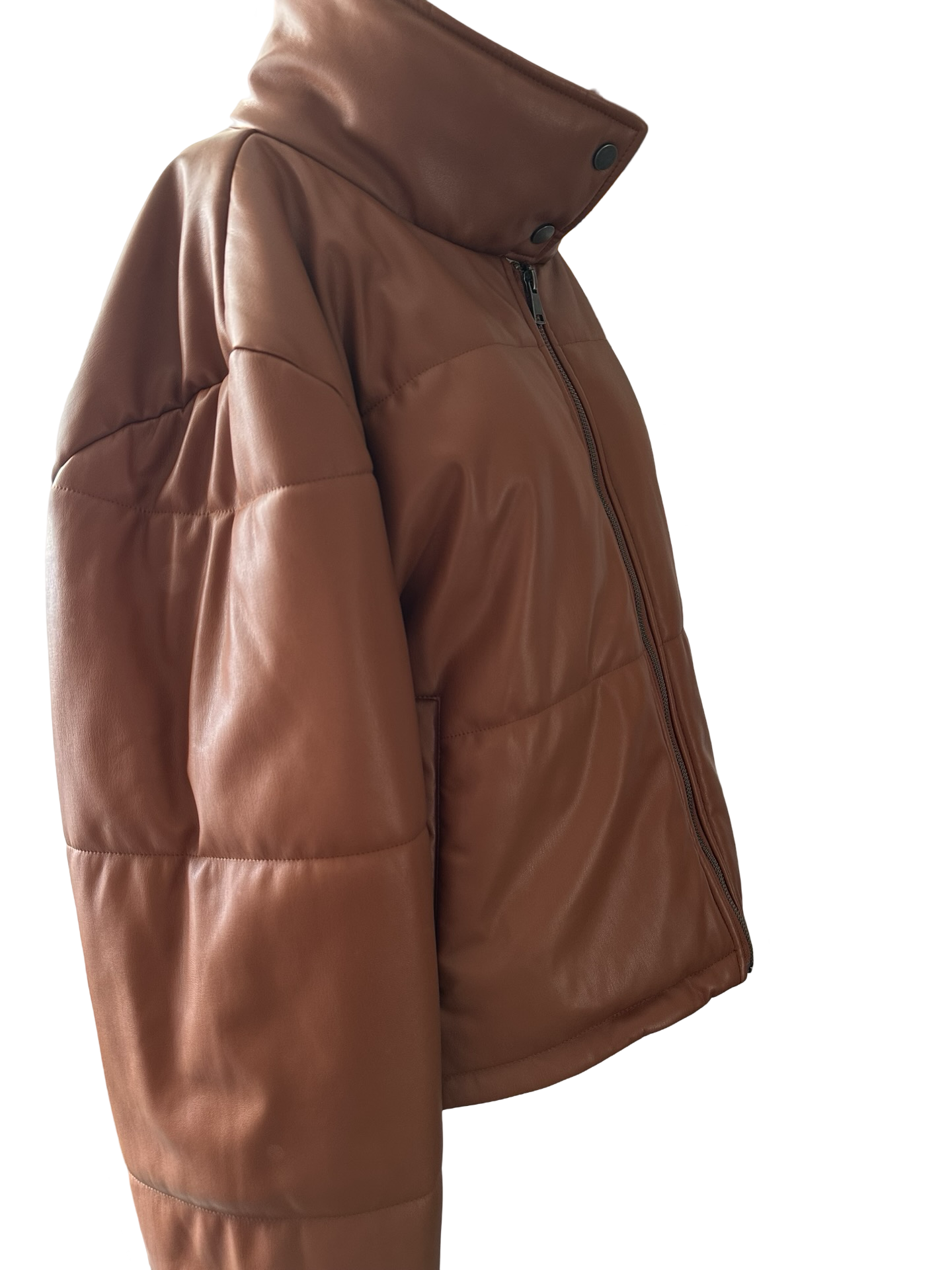 ANTHROPOLOGIE FAUX LEATHER JACKET XL