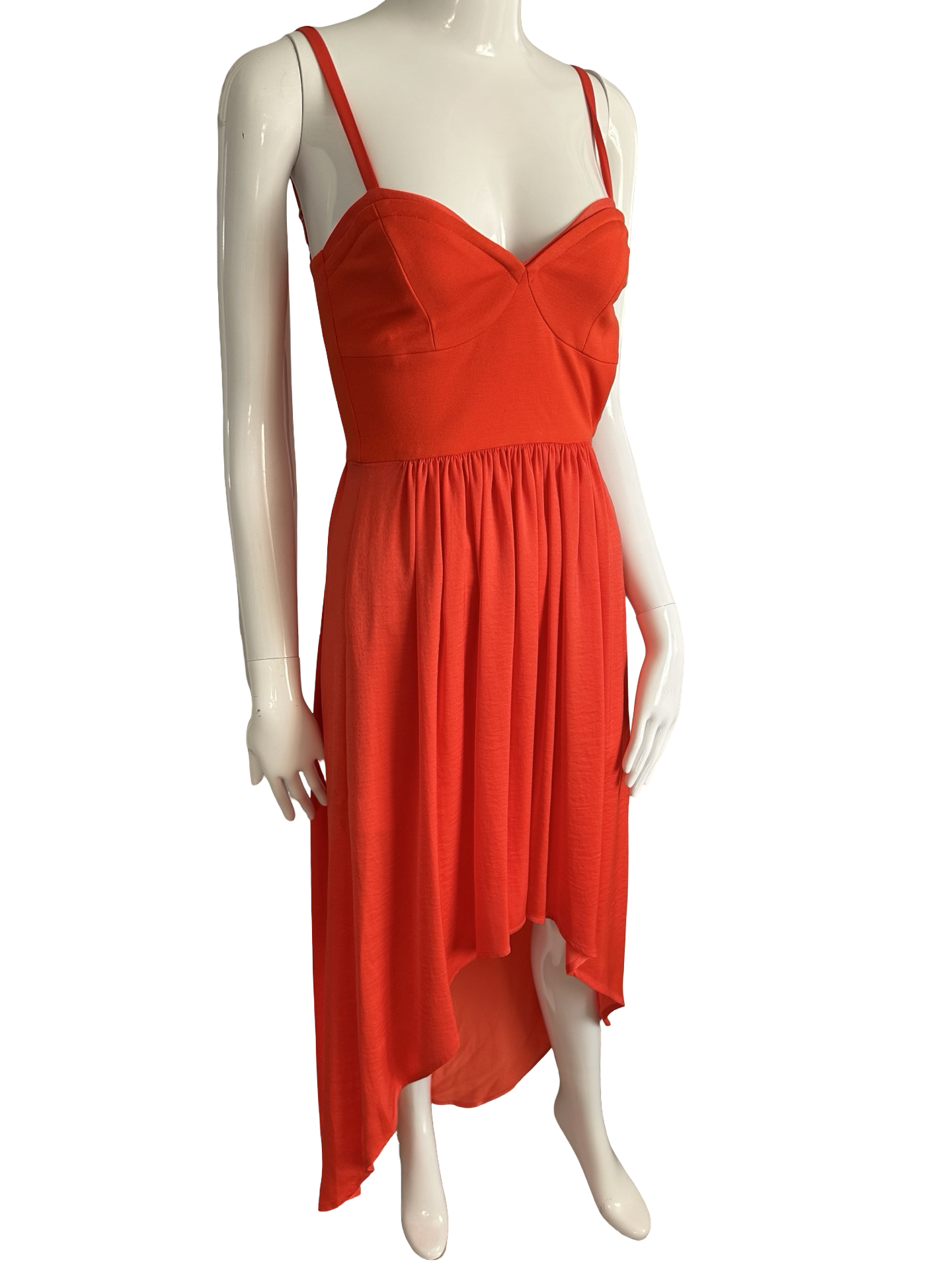 BCBGMAXAZRIA Annamae Bustier High-Low Dress