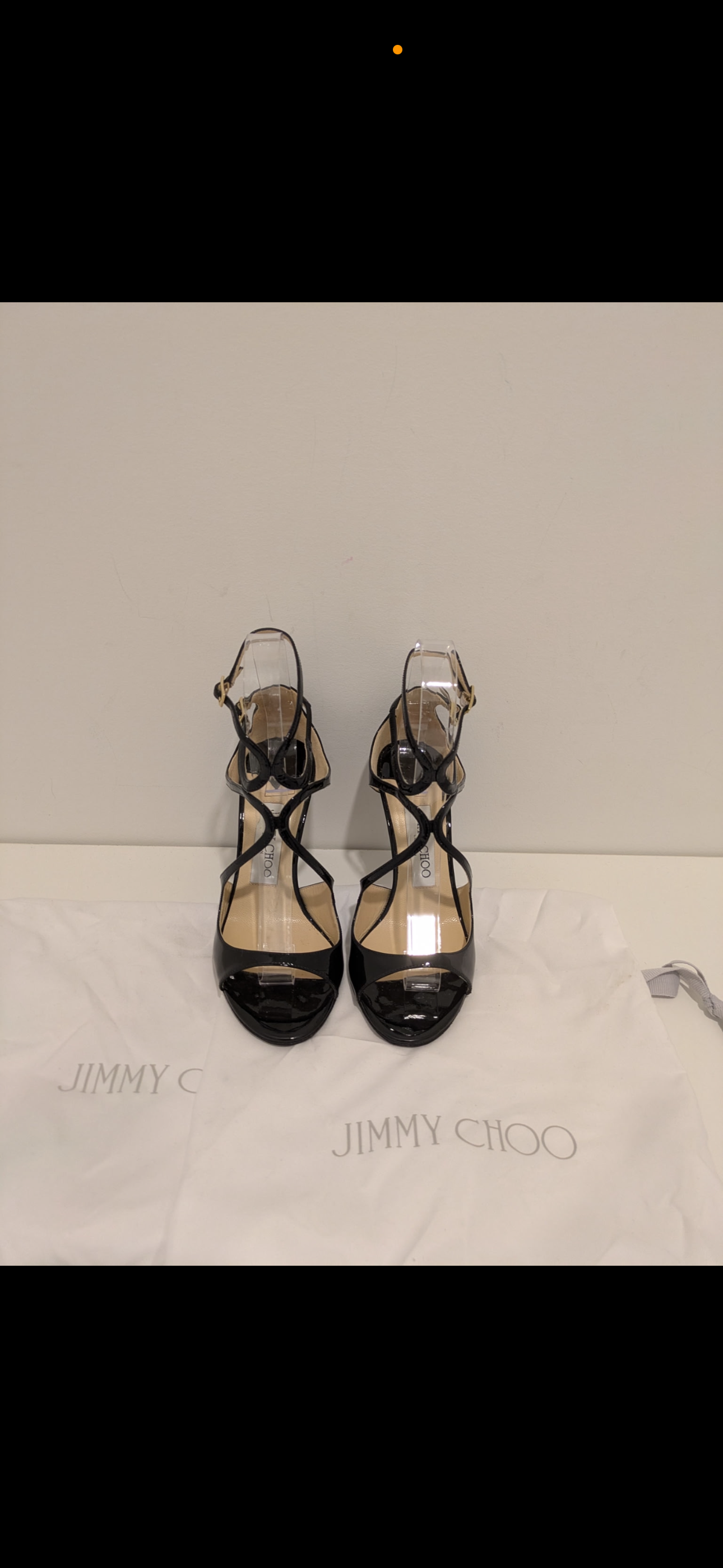 Jimmy Choo “Lang” Patent Leather Heels ✨35.5