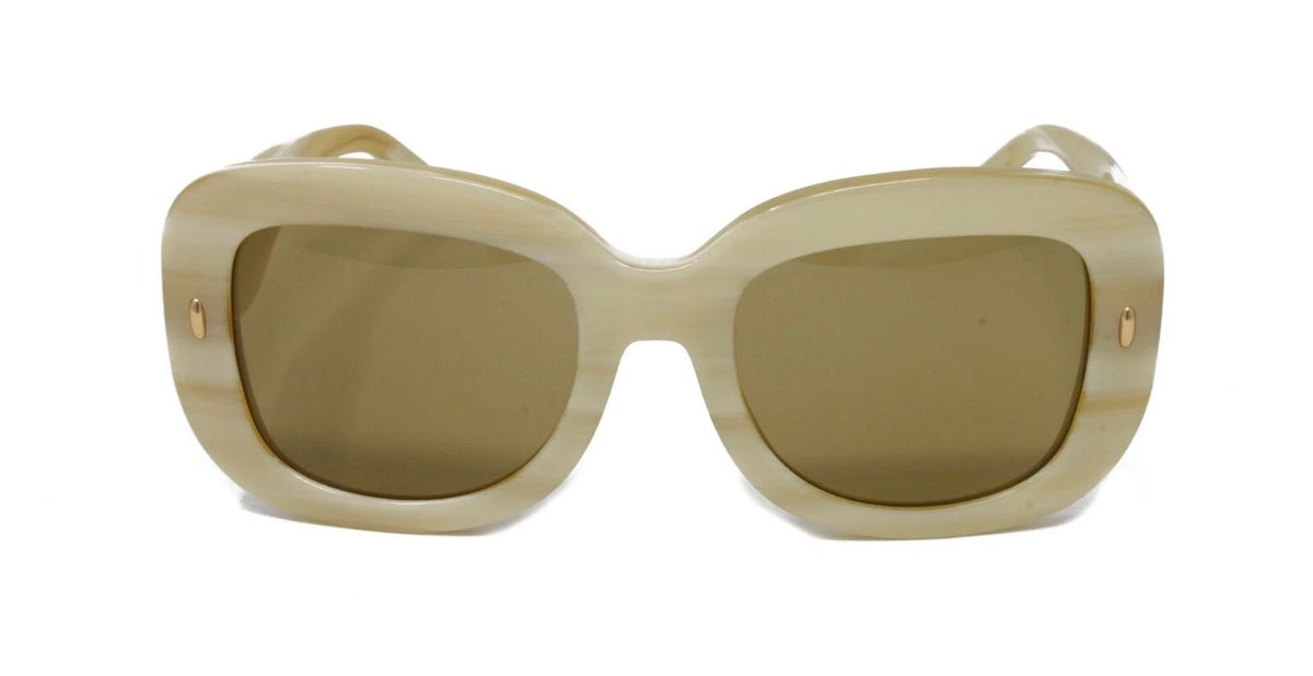 Tory Burch Oversized Ivory & Beige Sunglasses – Excellent Condition
