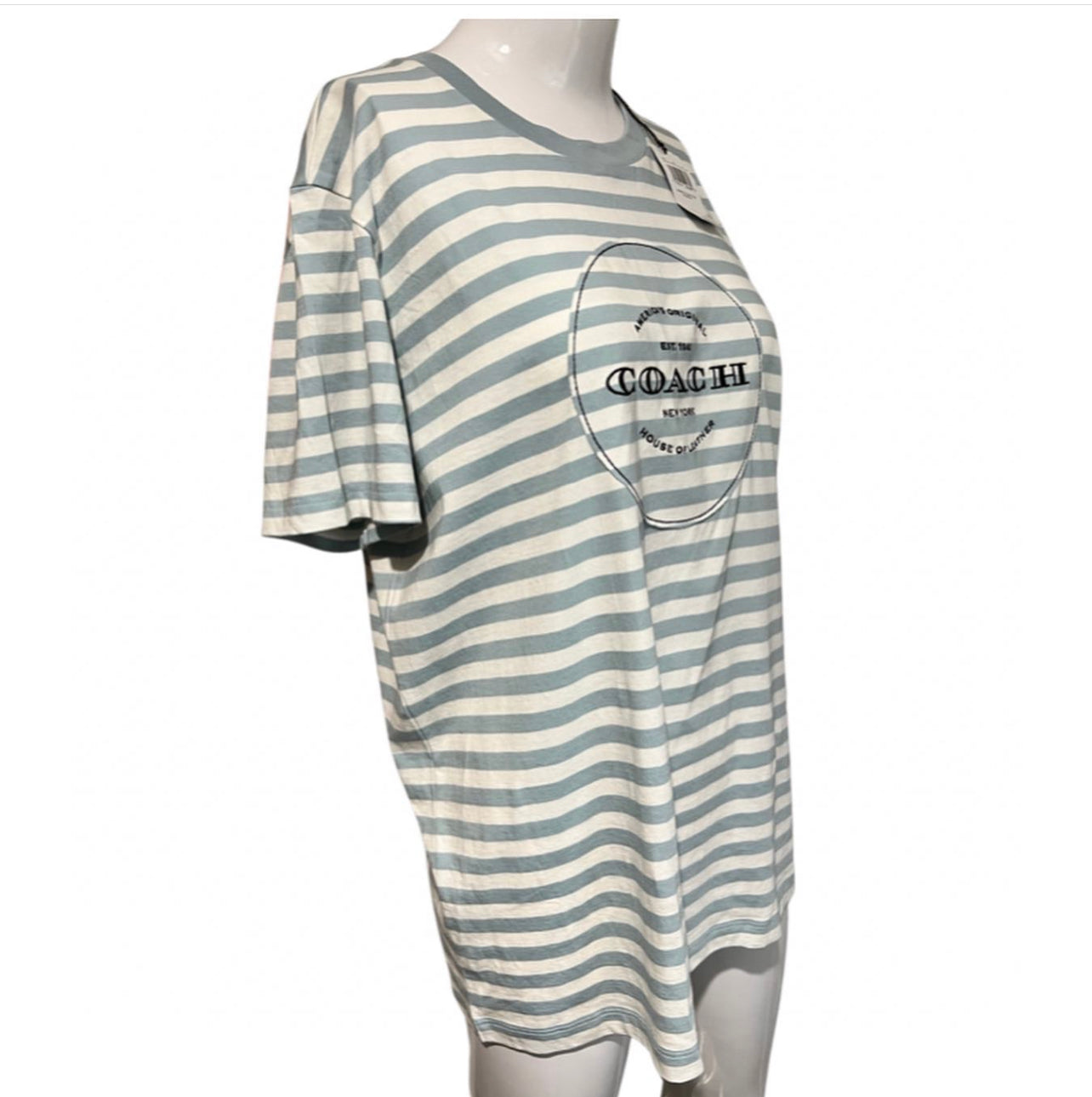 Coach Striped T-shirt Medium