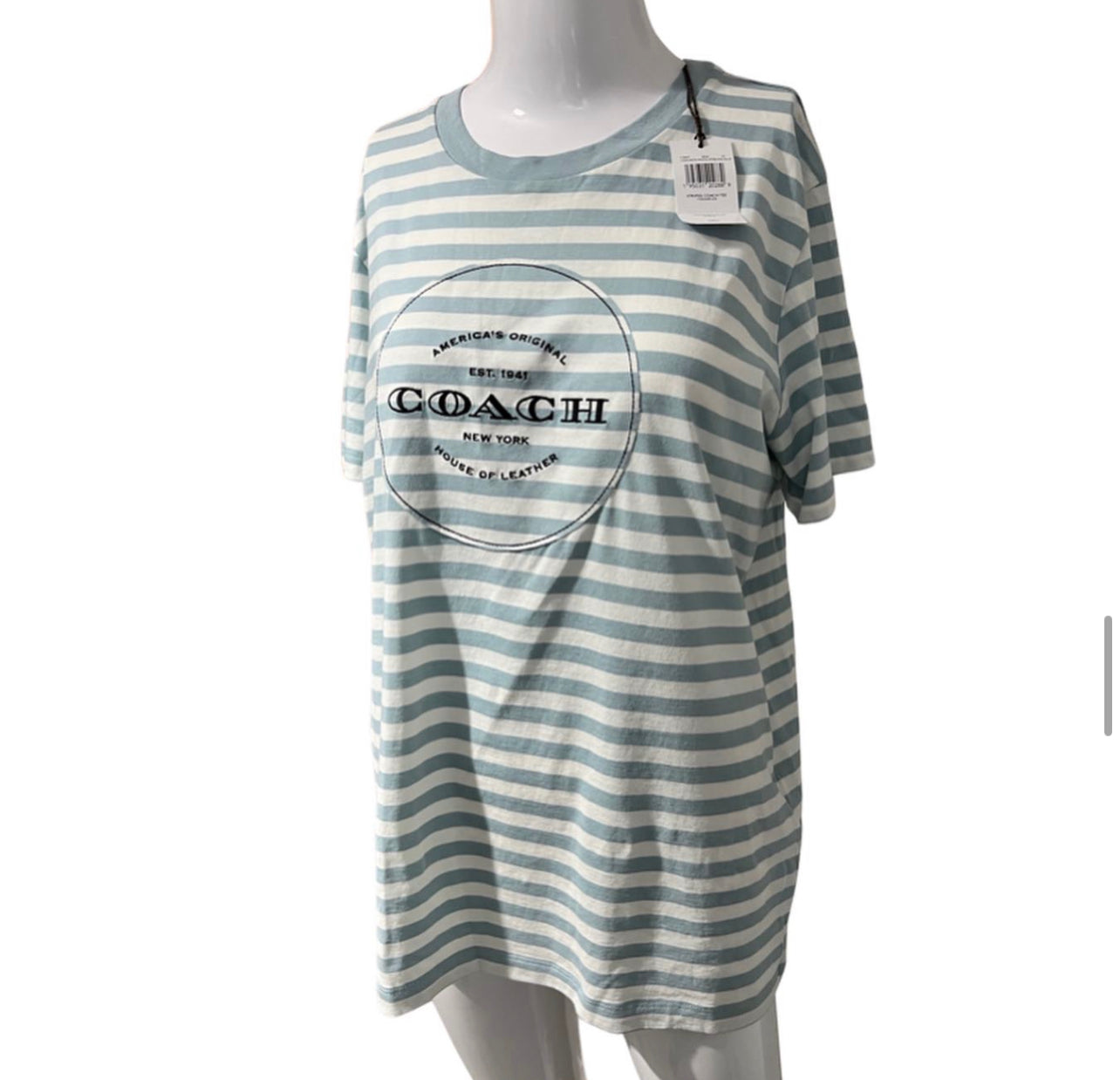 Coach Striped T-shirt Medium