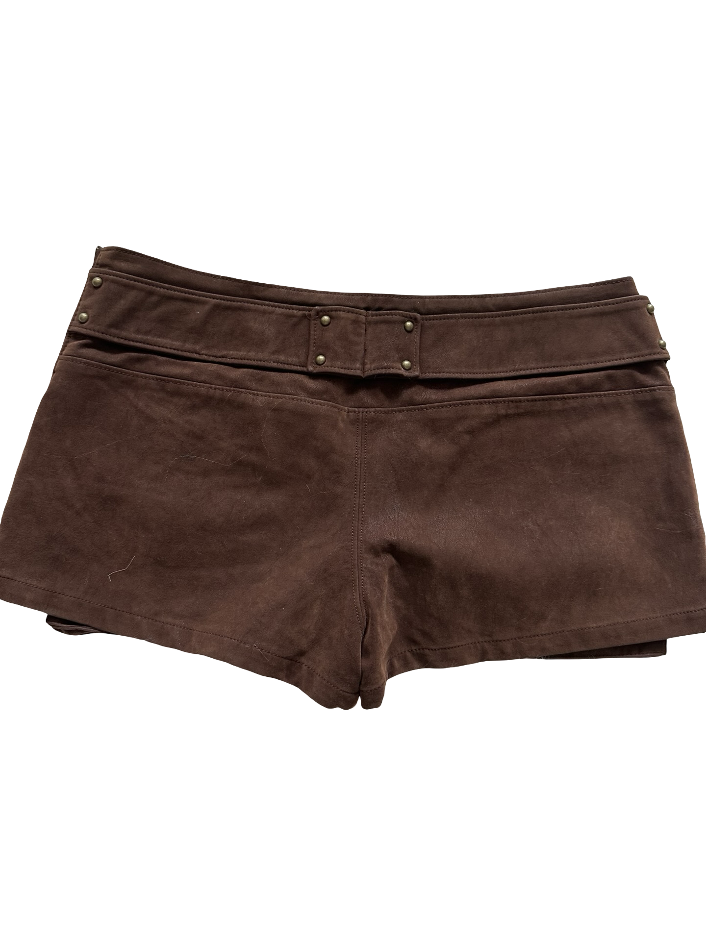 We The Free by Free People Suede Micro Mini Skort – Shaved Chocolate | Size 8