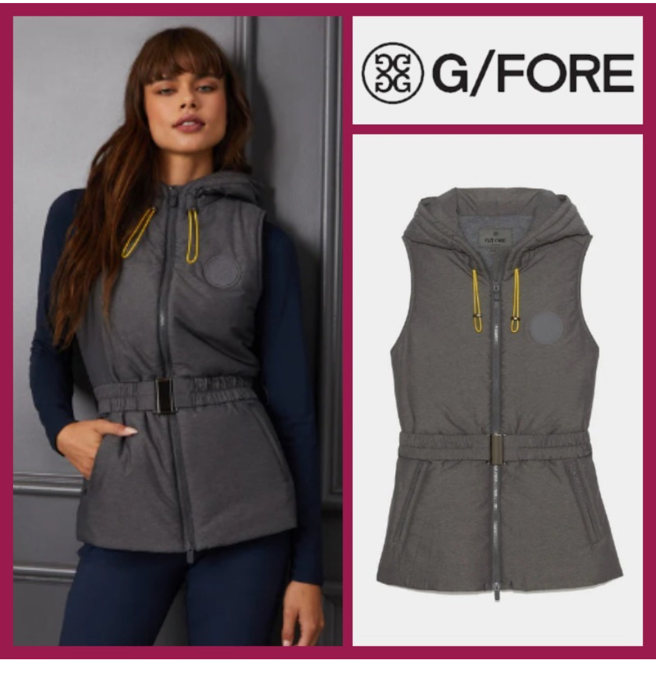 G FORE VEST XS