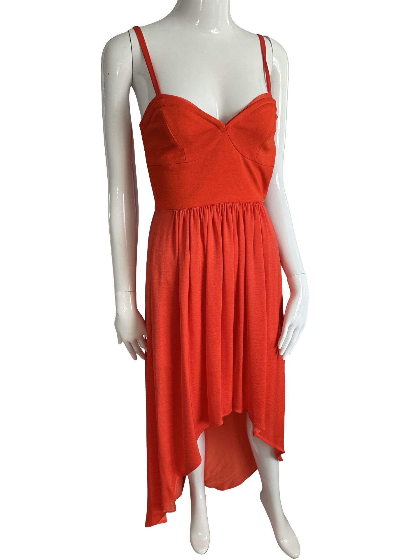 BCBGMAXAZRIA Annamae Bustier High-Low Dress