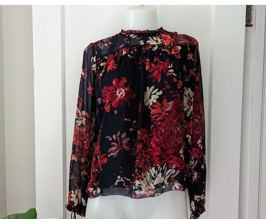 ARITZIA FLORAL BLOUSE