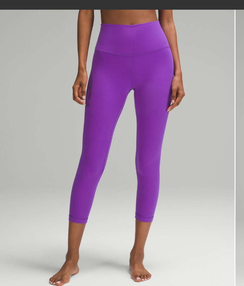 LULULEMON CROPS SZ 2