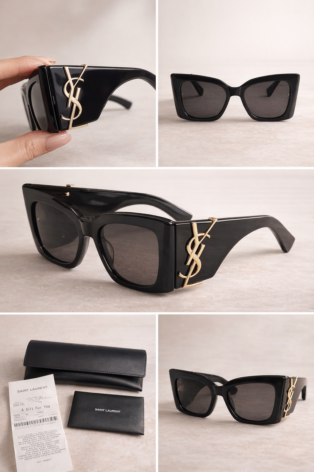 Saint Laurent Cassandre Oversized Sunglasses