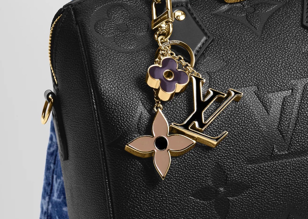Louis Vuitton Fleur de Monogram Bag Charm / Keychain