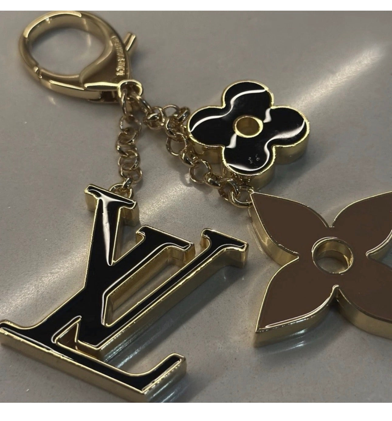 Louis Vuitton Fleur de Monogram Bag Charm / Keychain