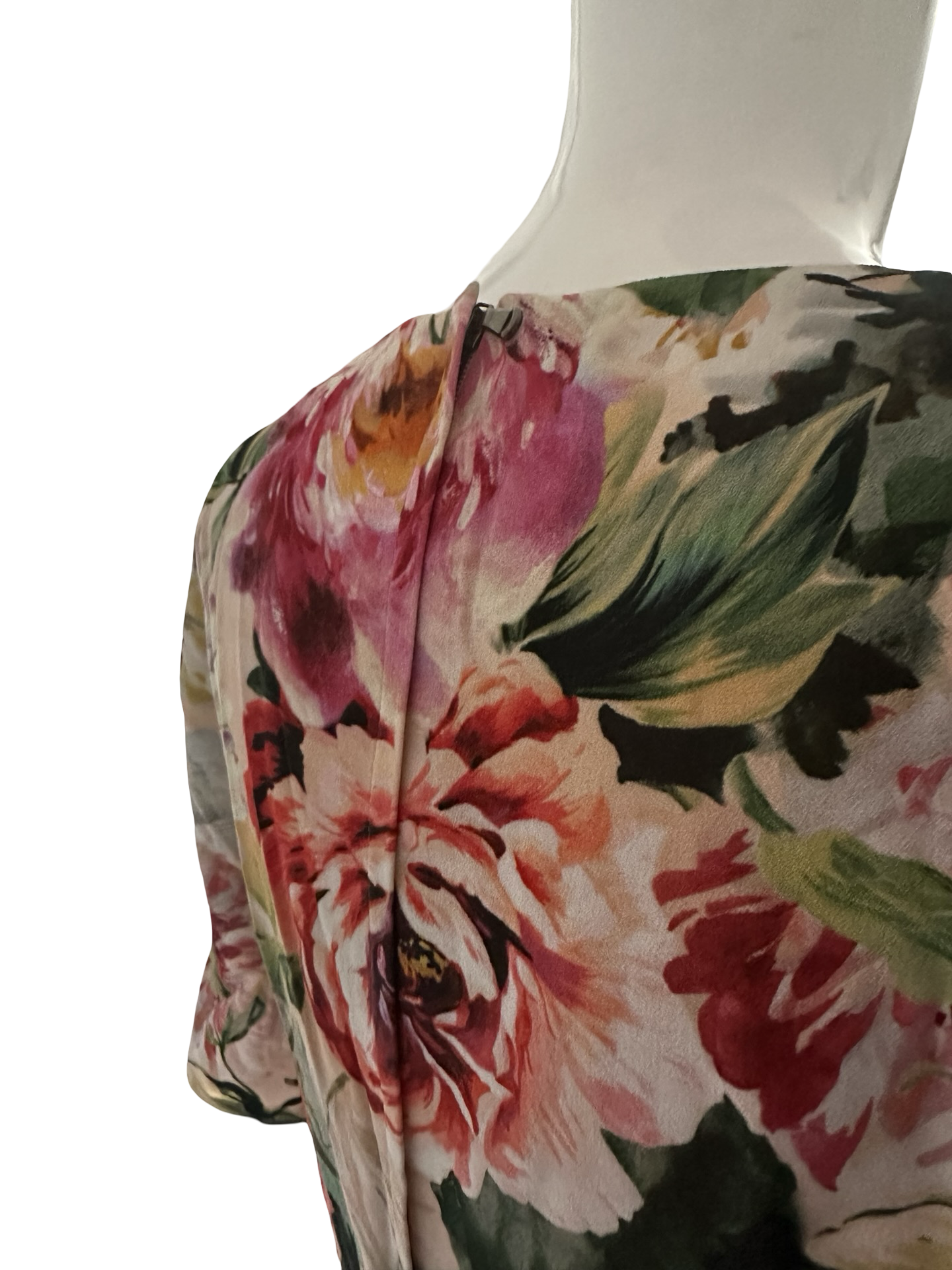 Dolce & Gabbana Floral Silk-Lined Sheath Dress
