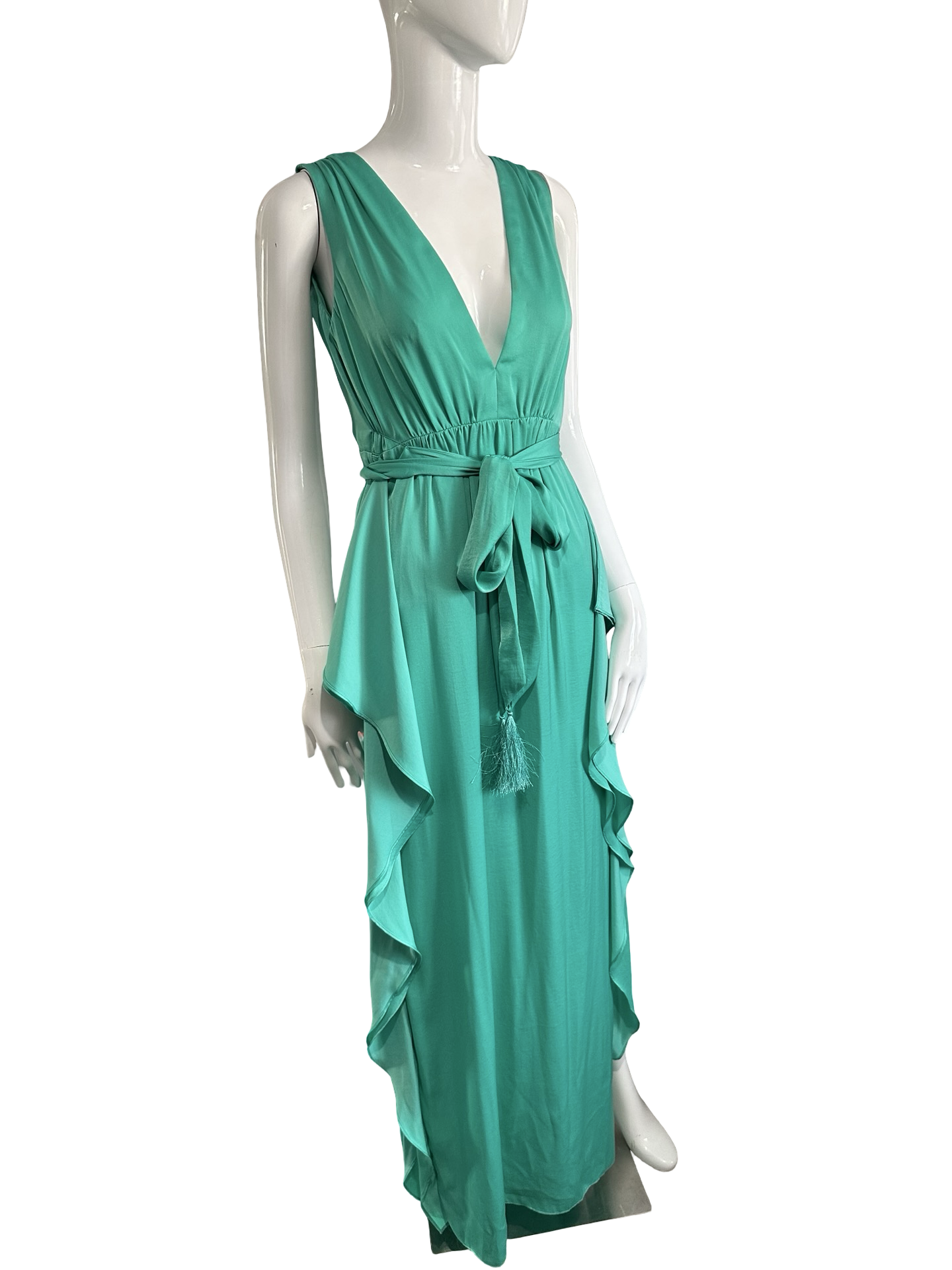 BCBG Max Azria Suzanne Turquoise Maxi Dress – Size 0 – New With Tags