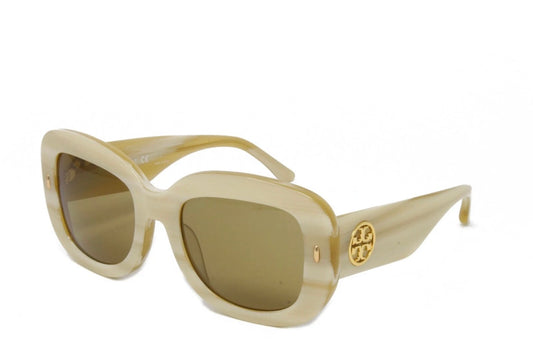 Tory Burch Oversized Ivory & Beige Sunglasses – Excellent Condition