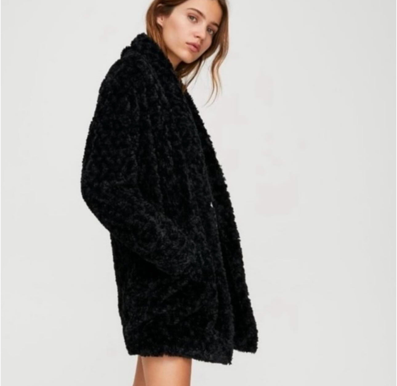 ARITZIA TEDDY JACKET SMALL