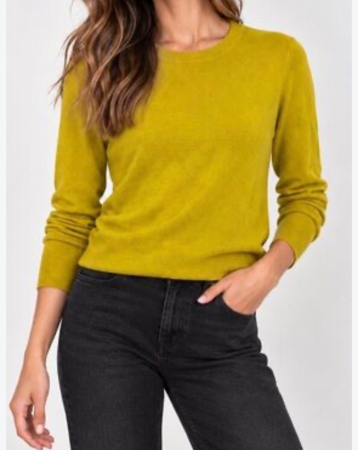 TAHARI Pure Luxe 100% 2-Ply Cashmere Sweater – Size S