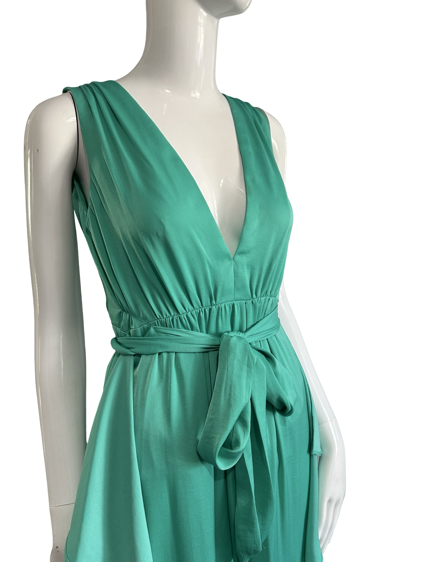 BCBG Max Azria Suzanne Turquoise Maxi Dress – Size 0 – New With Tags