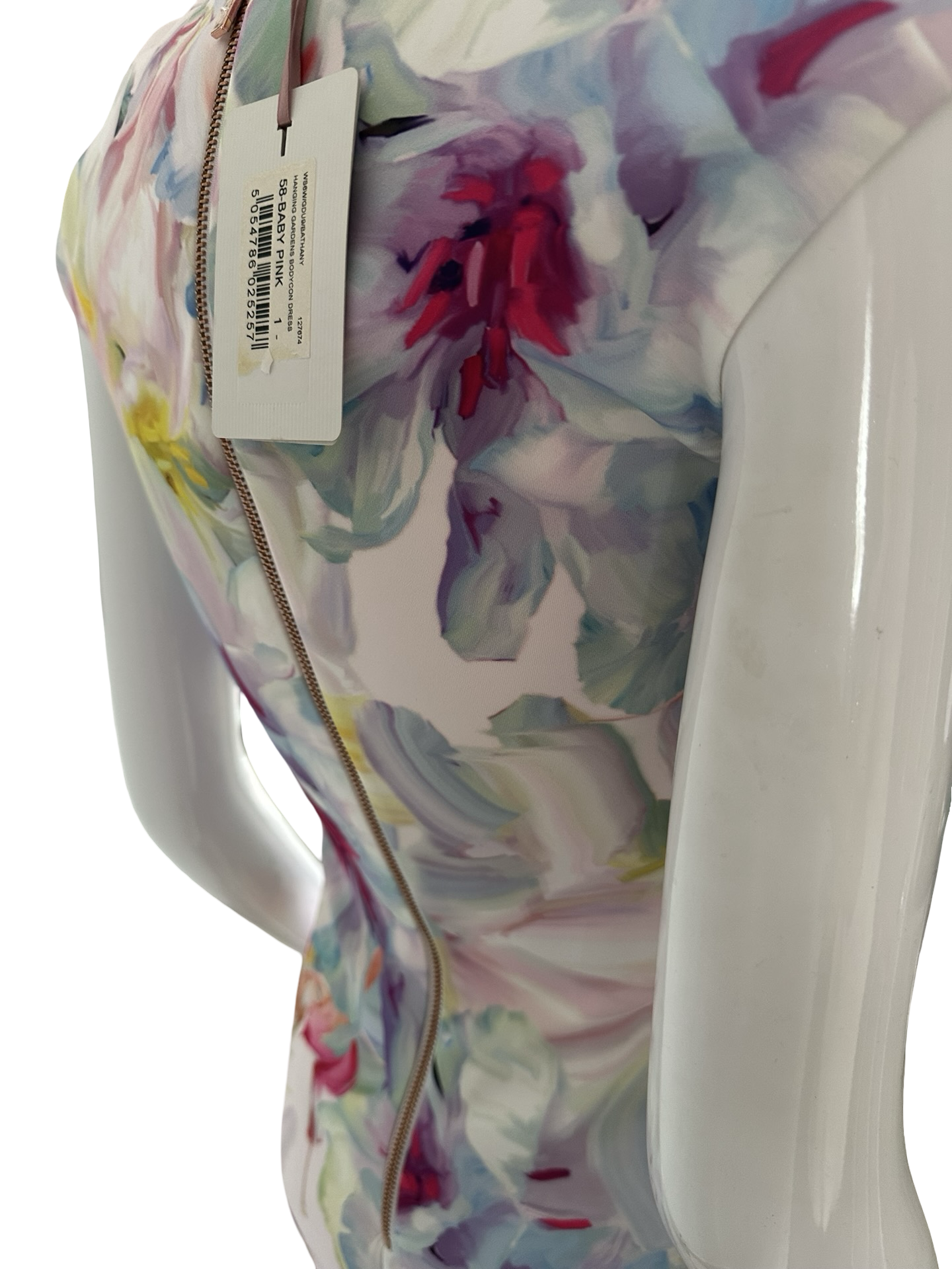 Ted Baker London Hanging Gardens Bodycon Dress – Baby Pink Floral (Size 1 / XS) – NWT