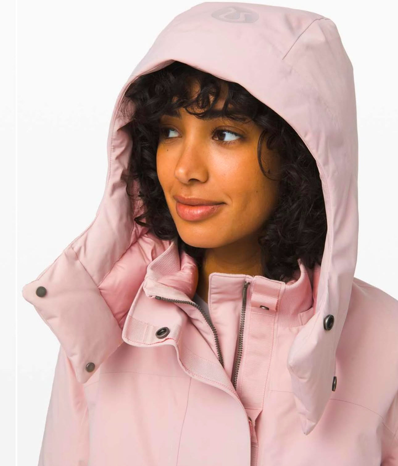 LULULEMON WINTER WARRIOR BOMBER PORCELAIN PINK.