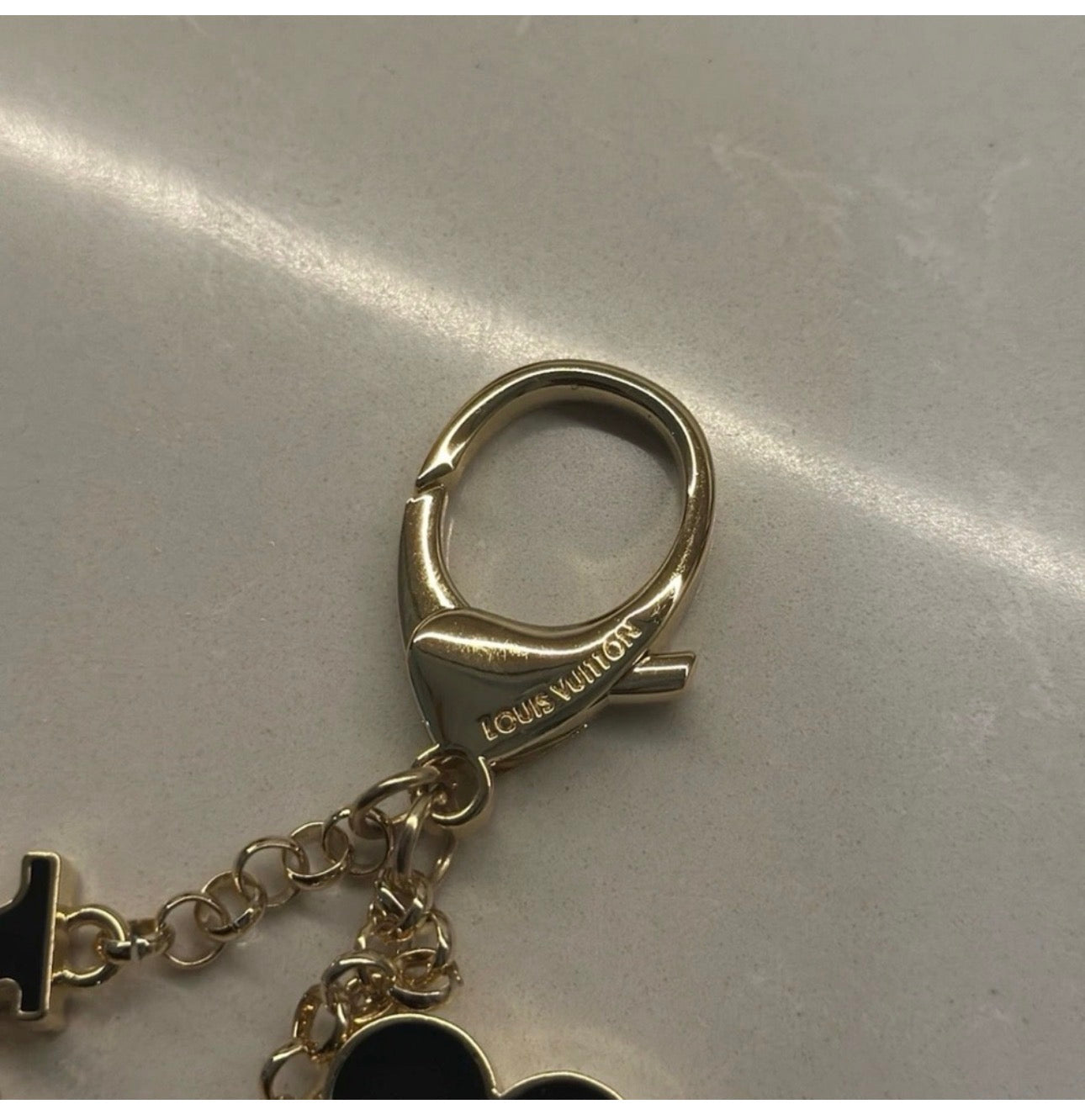 Louis Vuitton Fleur de Monogram Bag Charm / Keychain