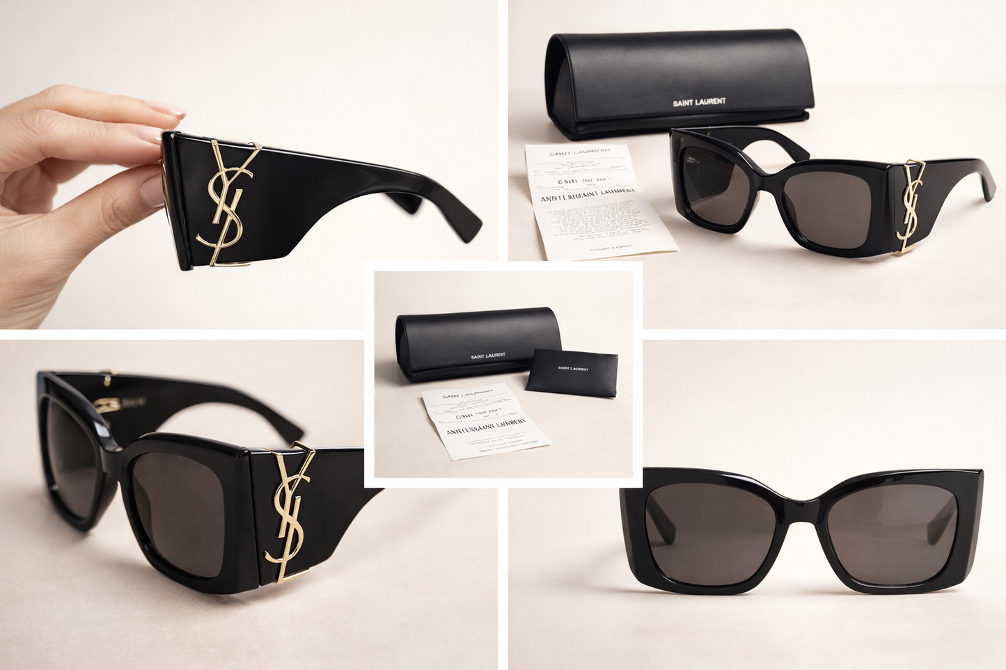 Saint Laurent Cassandre Oversized Sunglasses