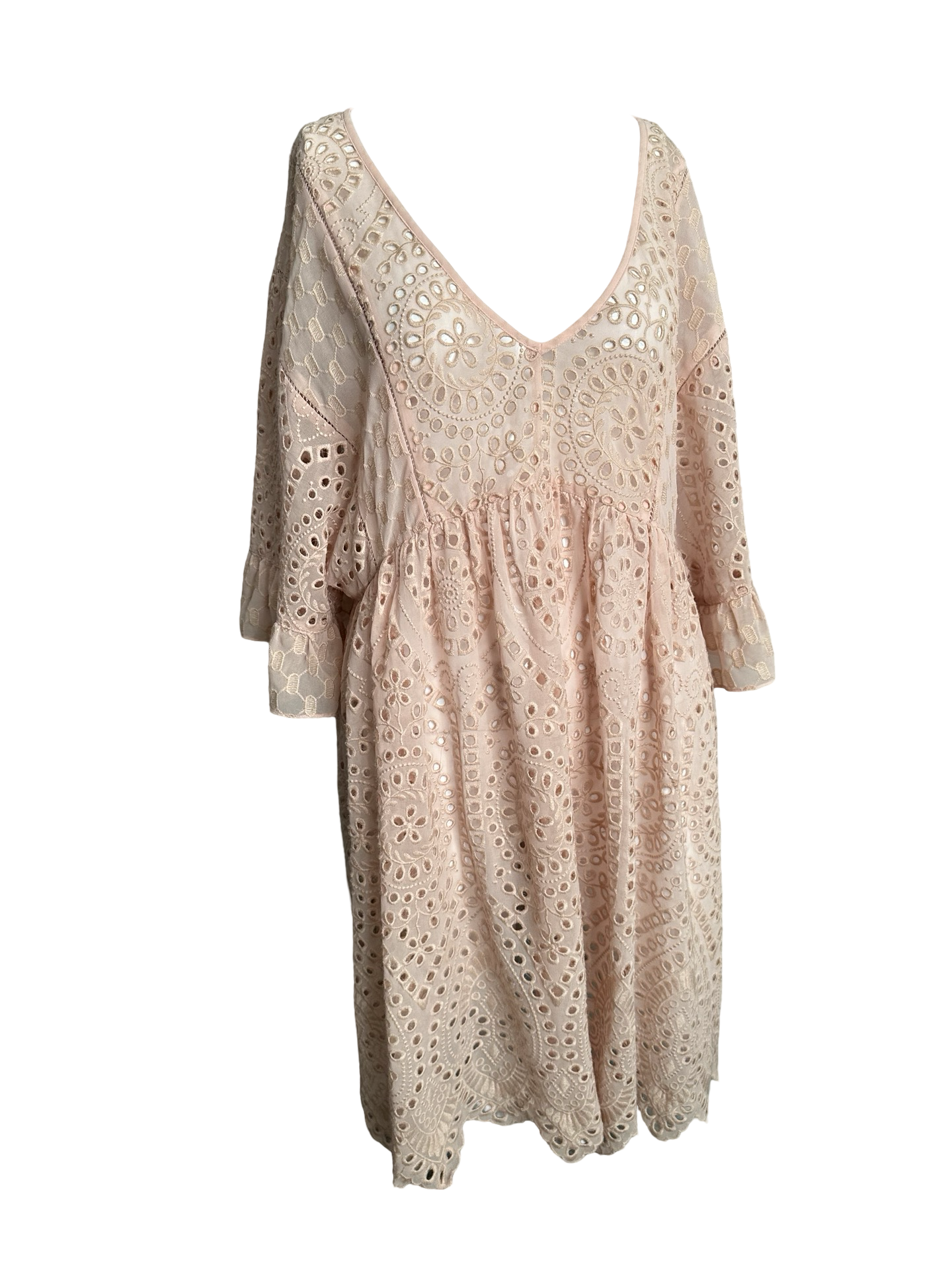 Anthropologie Akemi + Kin Brooke eyelet Swing Dress. Size 8