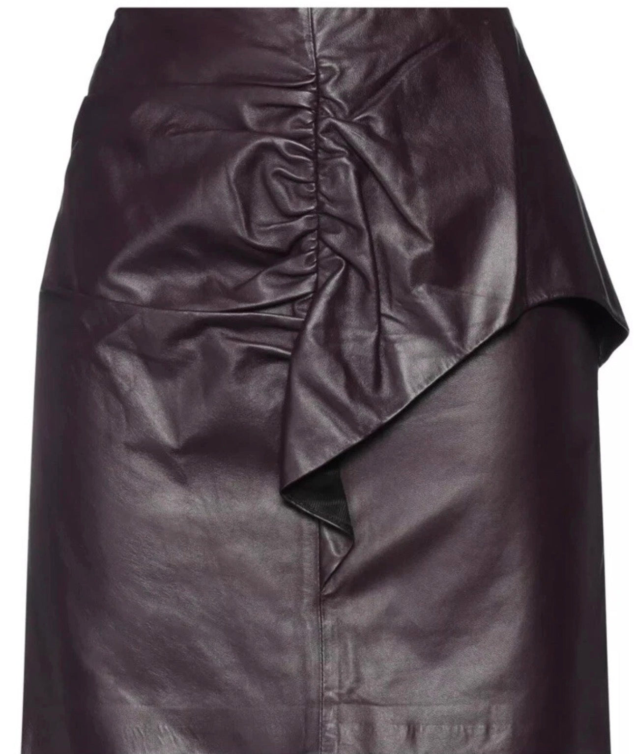 IRO Hita Lamb Leather Mini Skirt | NWT | FR 32 / US 0–2