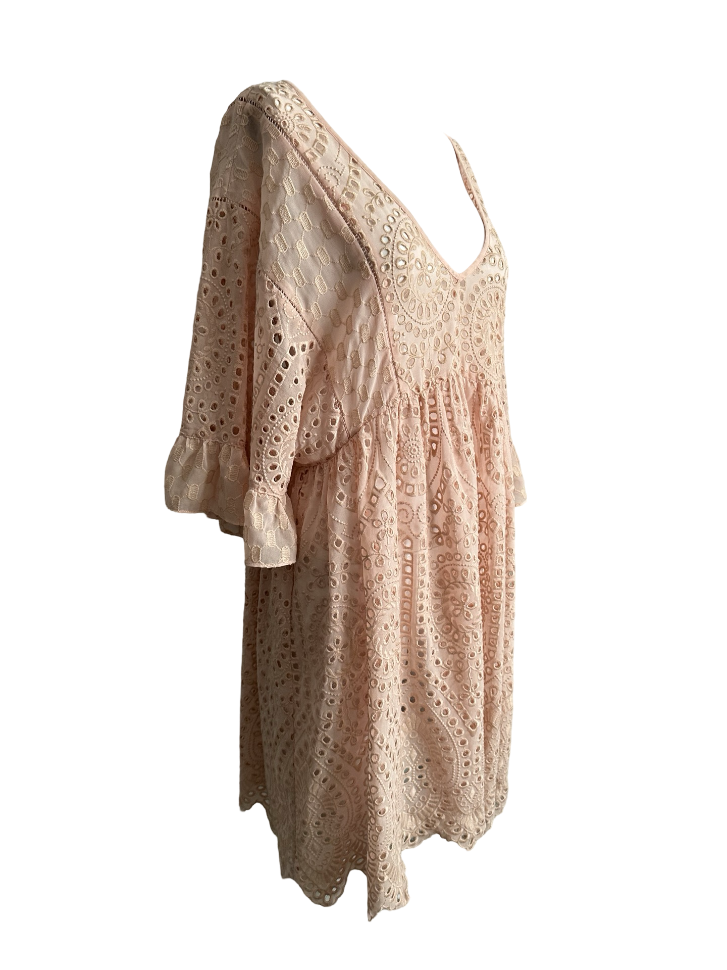 Anthropologie Akemi + Kin Brooke eyelet Swing Dress. Size 8