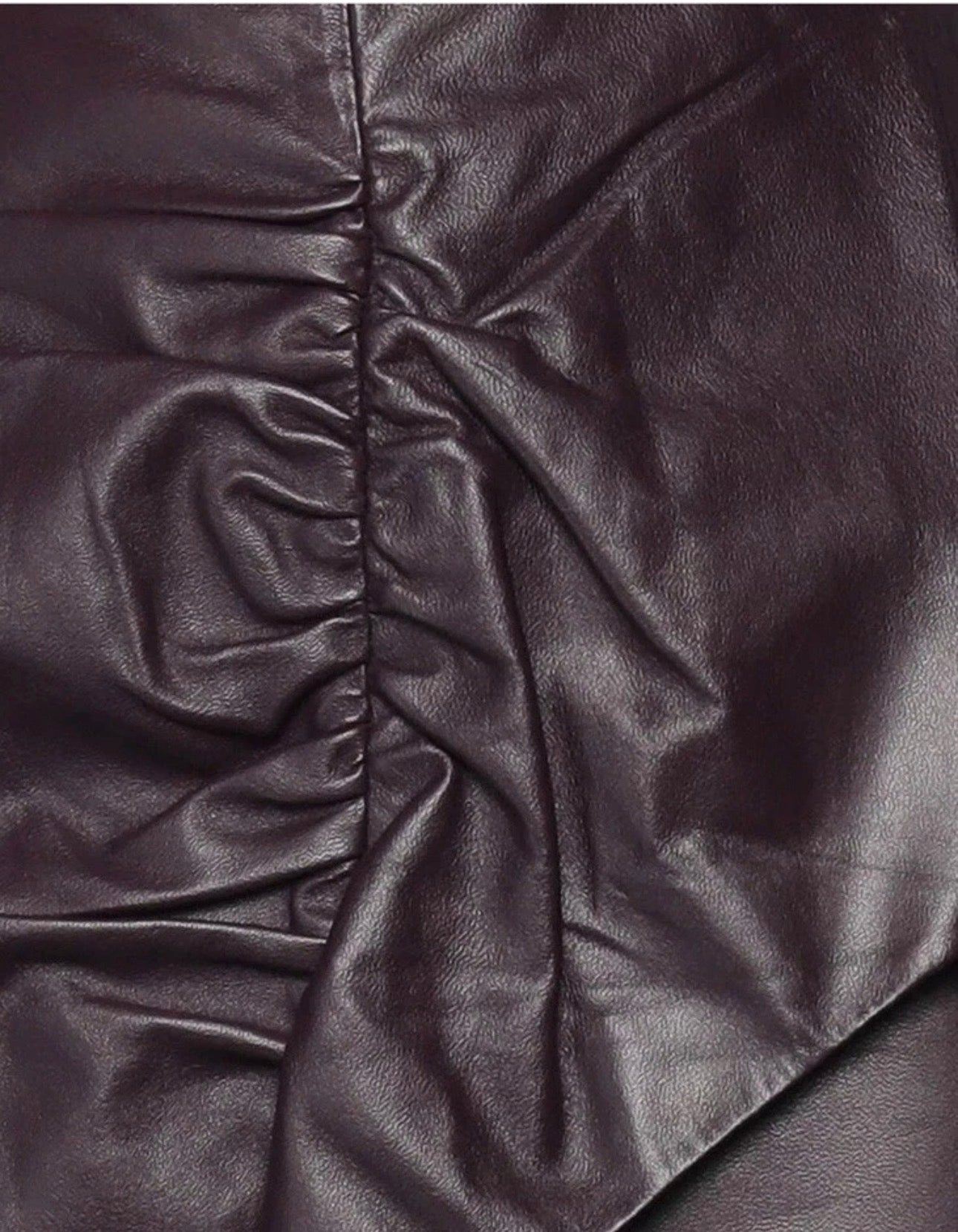 IRO Hita Lamb Leather Mini Skirt | NWT | FR 32 / US 0–2