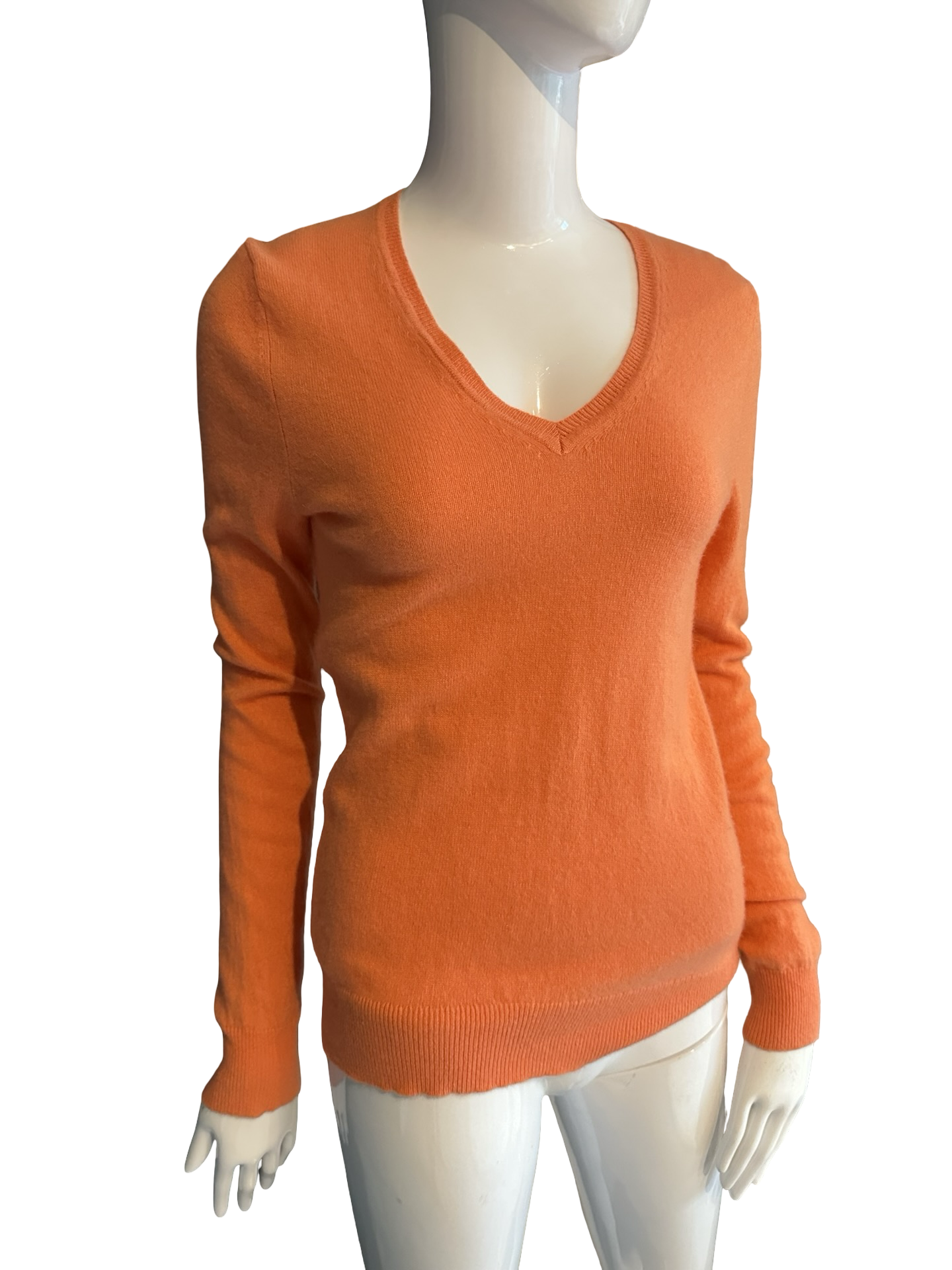 Lord & Taylor 100% Cashmere V-Neck Sweater – Medium