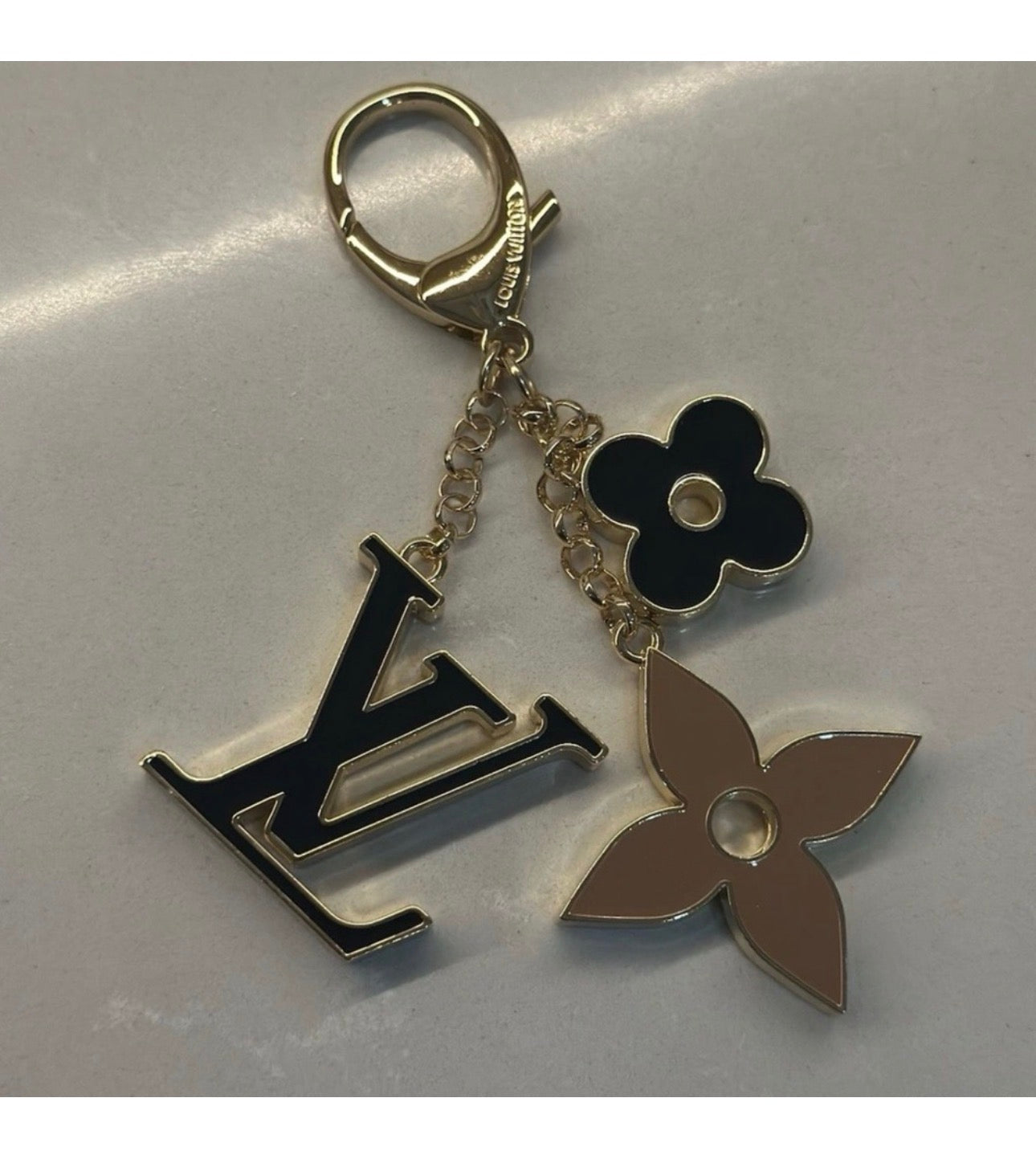 Louis Vuitton Fleur de Monogram Bag Charm / Keychain