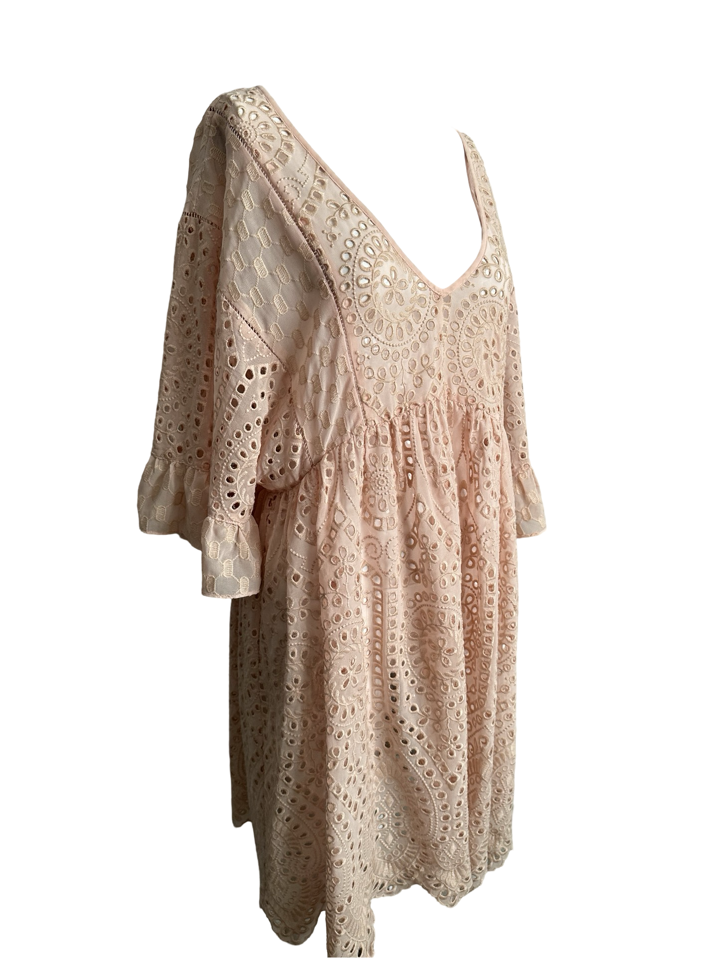 Anthropologie Akemi + Kin Brooke eyelet Swing Dress. Size 8