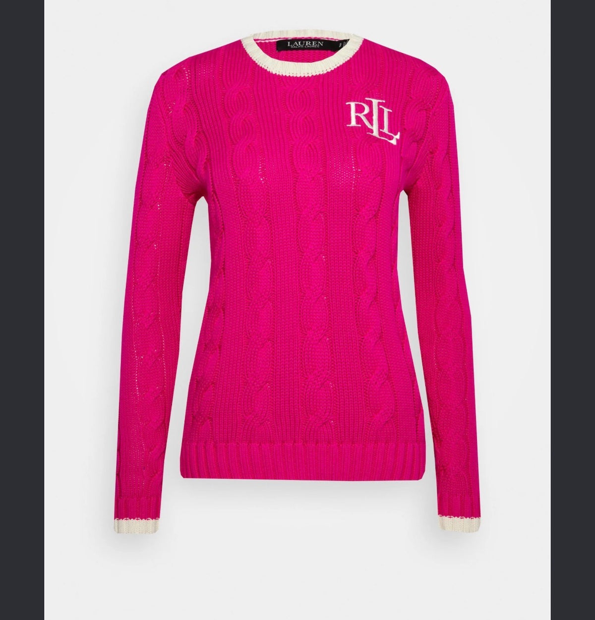 Ralph Lauren Pink Knit Sweater — Size Small
