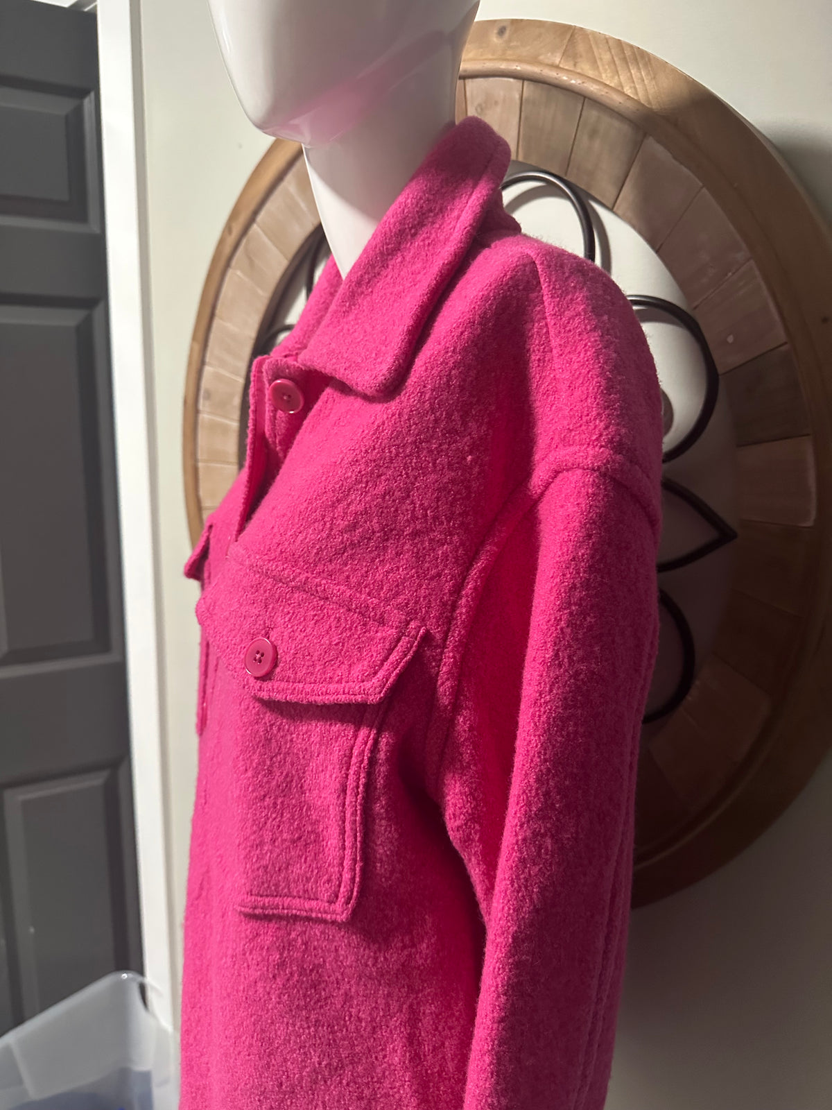Wilfred Hot Pink Oversized Shirt Jacket 💕 Small