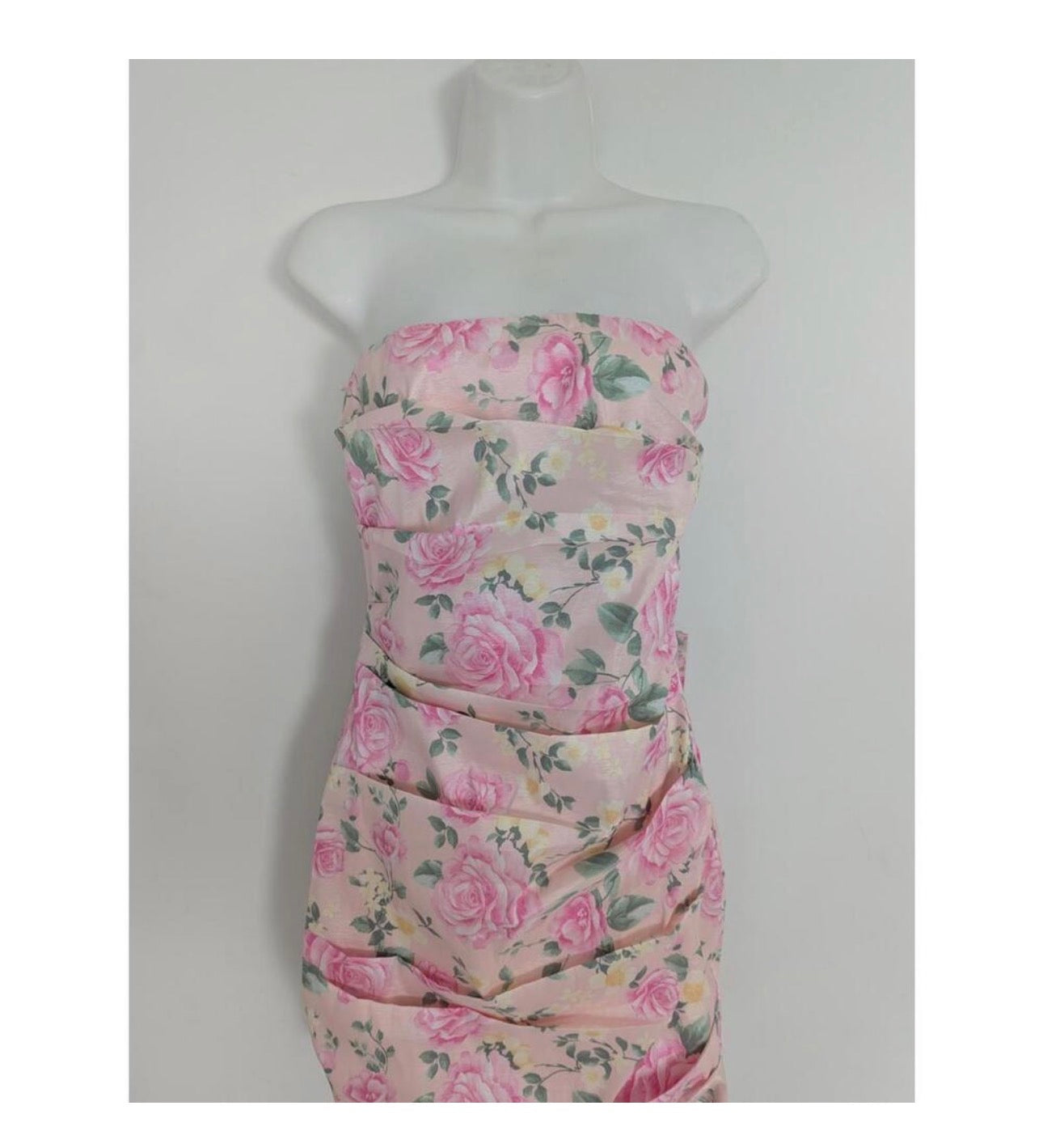 Thirty Thirty Floral Bow Back Mini Dress – Size Large