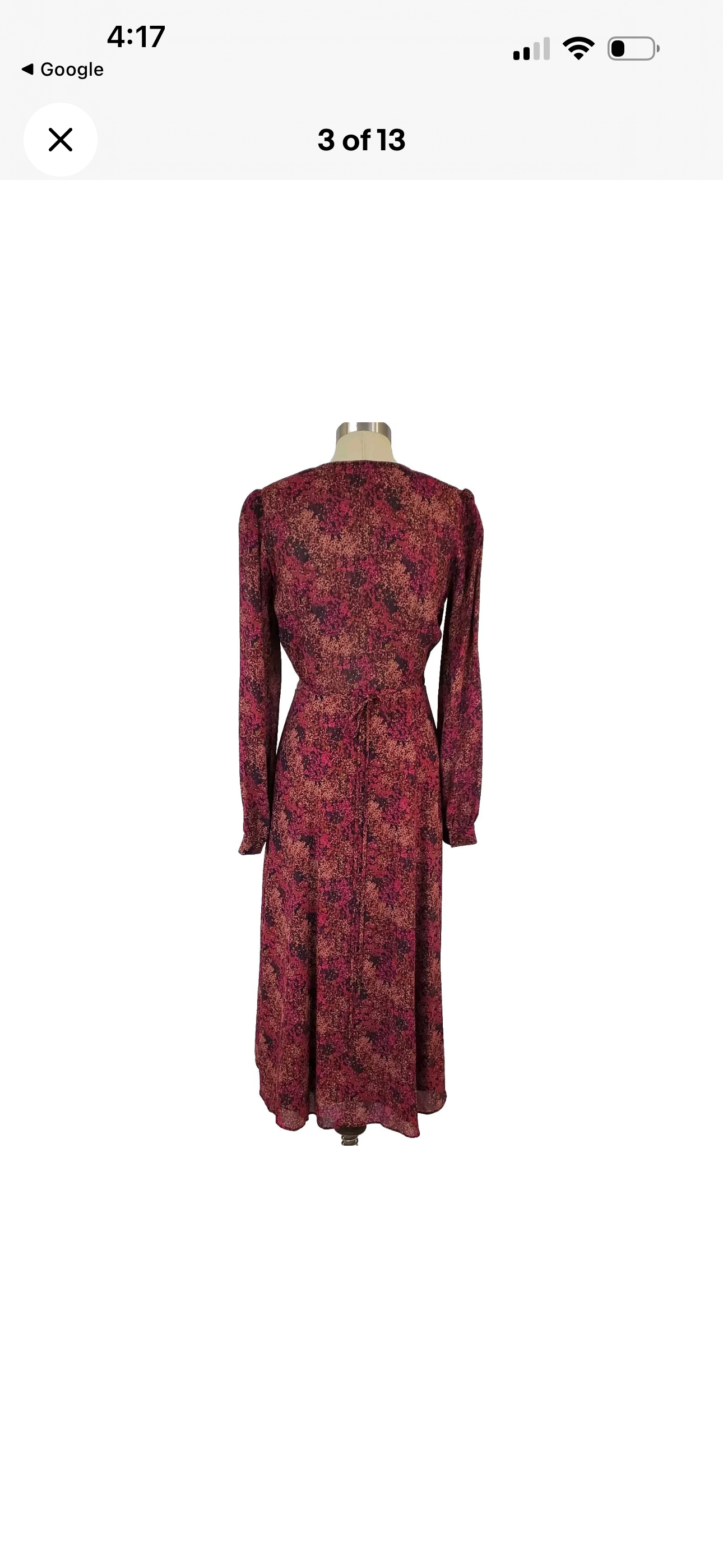 Wilfred by Aritzia Floral Wrap Dress Xs