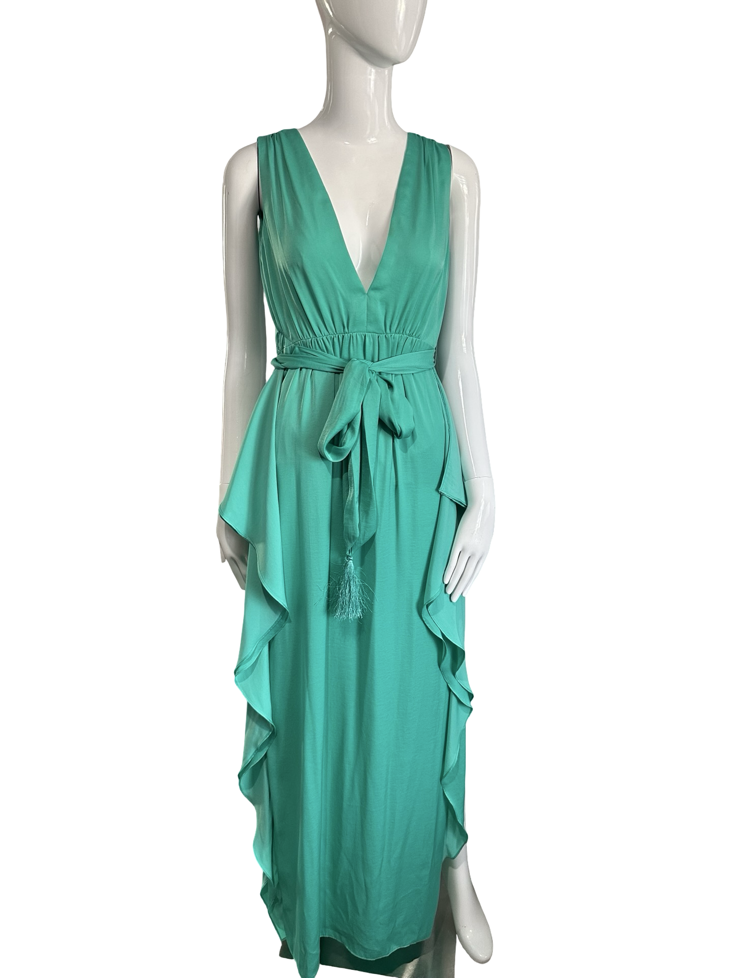 BCBG Max Azria Suzanne Turquoise Maxi Dress – Size 0 – New With Tags