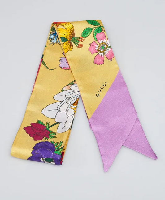 ✨ GUCCI Silk Twill Scarf ✨