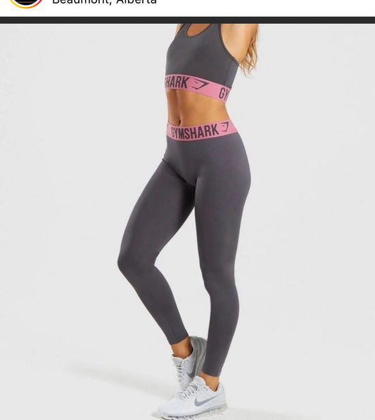 Gym Shark Grey leggings Small