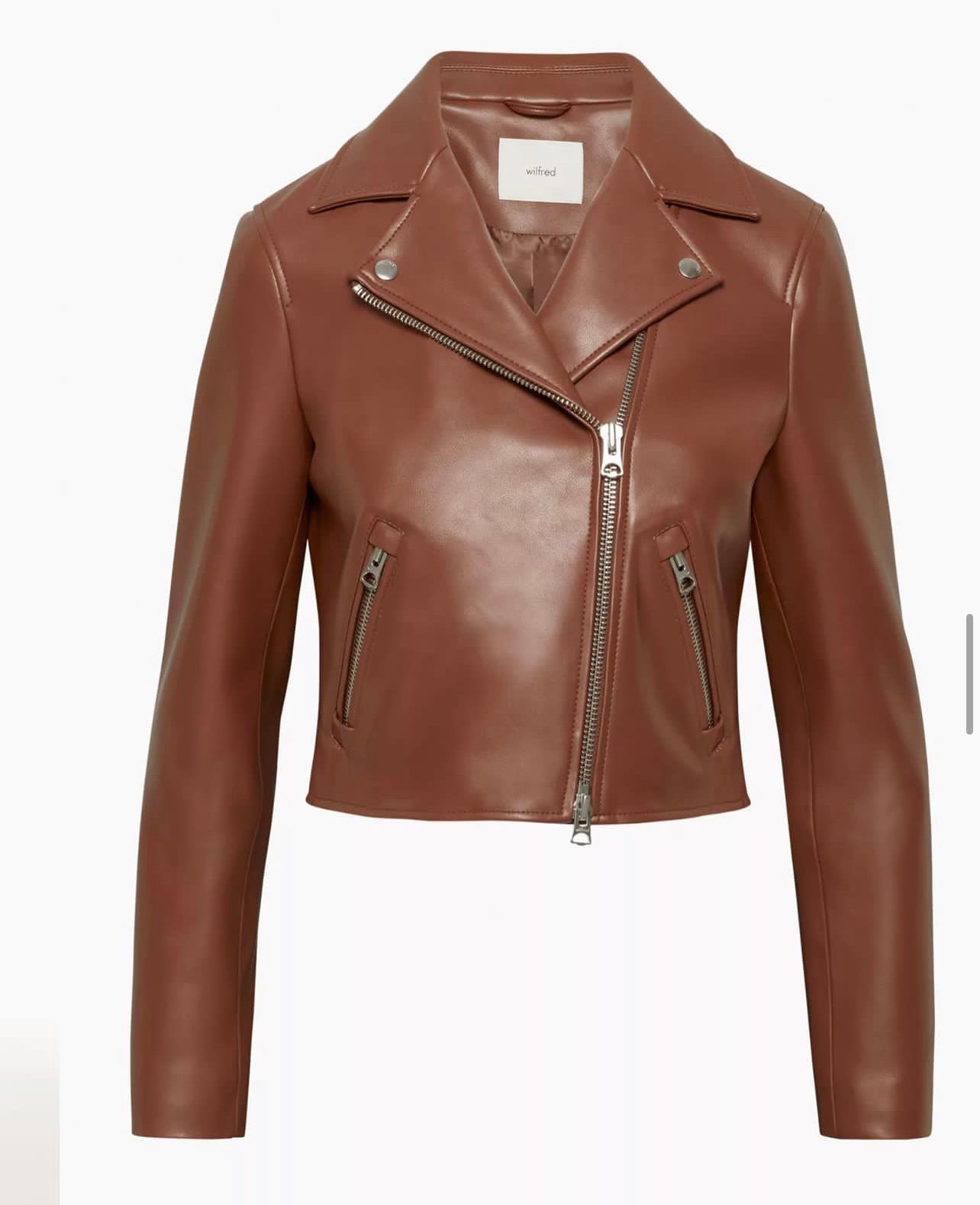 Aritzia Vegan Leather Jacket Small